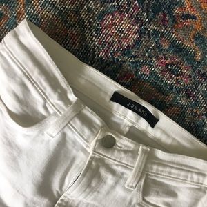 J Brand Maria High-Rise Skinny Jeans in Blanc (27)
